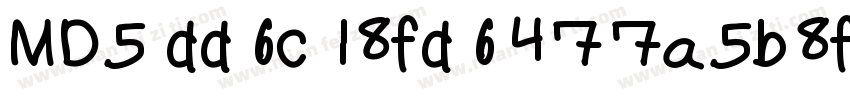 MD5 dd6c18fd6477a5b8f2d349c11e4169字体转换